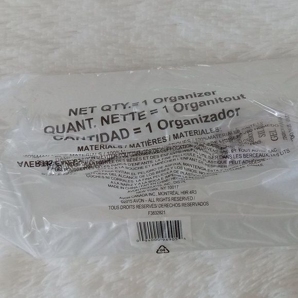 AVON Nail Enamel Holder Caddy with Side Nail Tool Holder "CLEAR" ~ NEW!!! - Picture 4 of 5